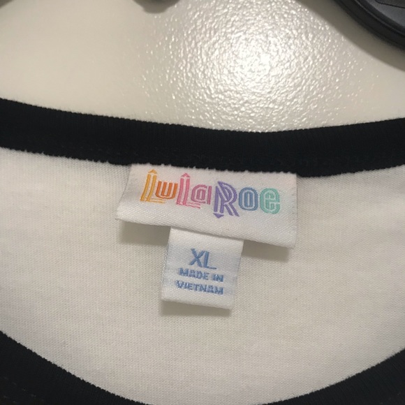 Lularoe Disney Randy - Incredibles 2 - White Black - Picture 3 of 6